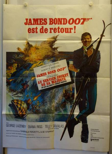 On Her Majestys Secret Service original release large french movie poster